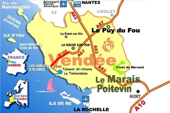 "L'Harmonie" Appartement Cosy 4 Personnes, Vue Golf, Wifi Gratuit Talmont-Saint-Hilaire Εξωτερικό φωτογραφία